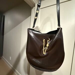 all saints Beaumont hobo bag - merlot